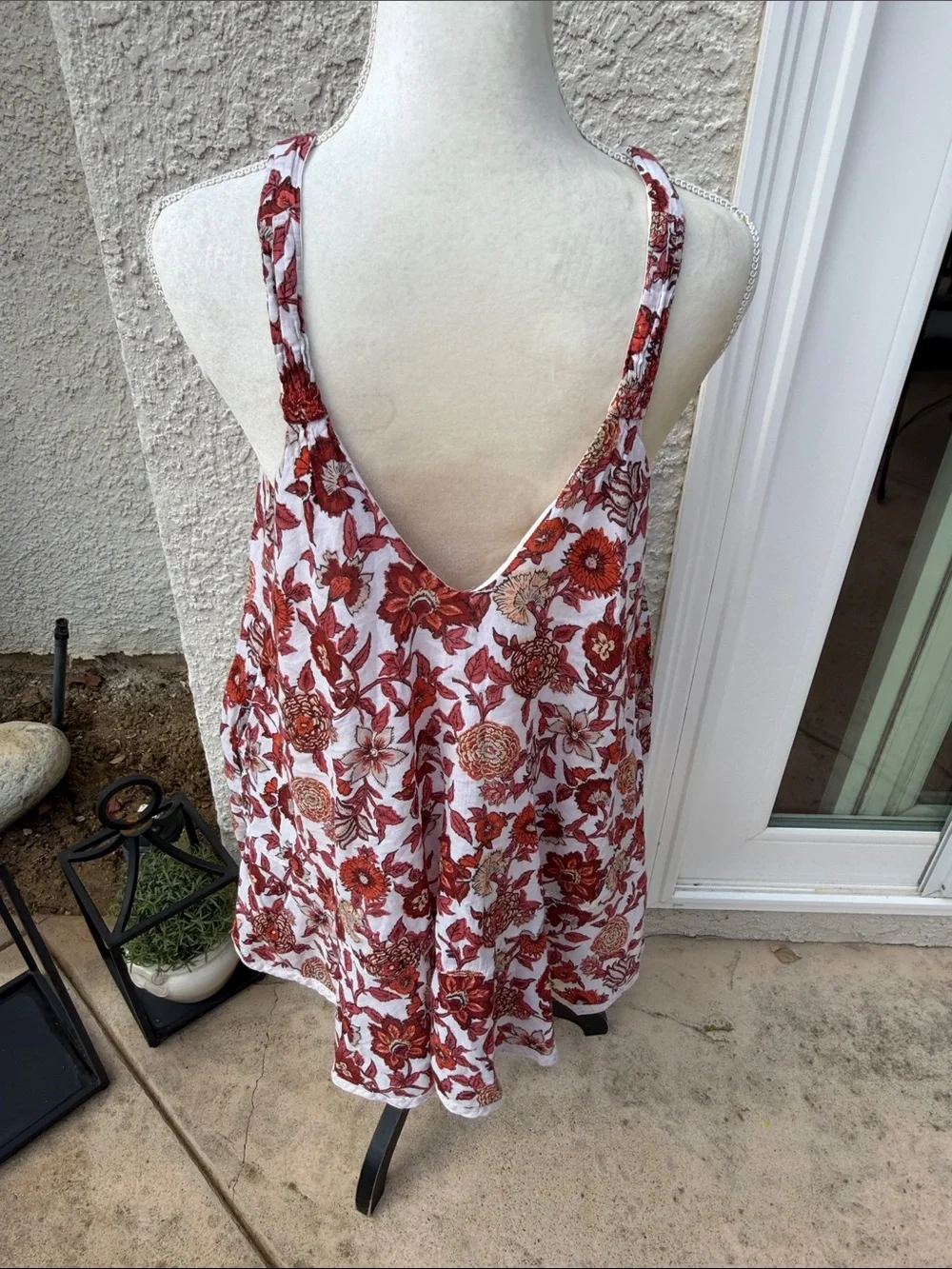 Free People Oh Baby Floral Smocked Boho Babydoll Mini Dress Women's Size XS